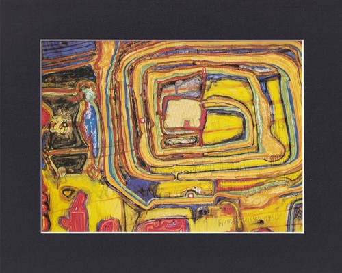8x10 matted print abstract - 8x10",
